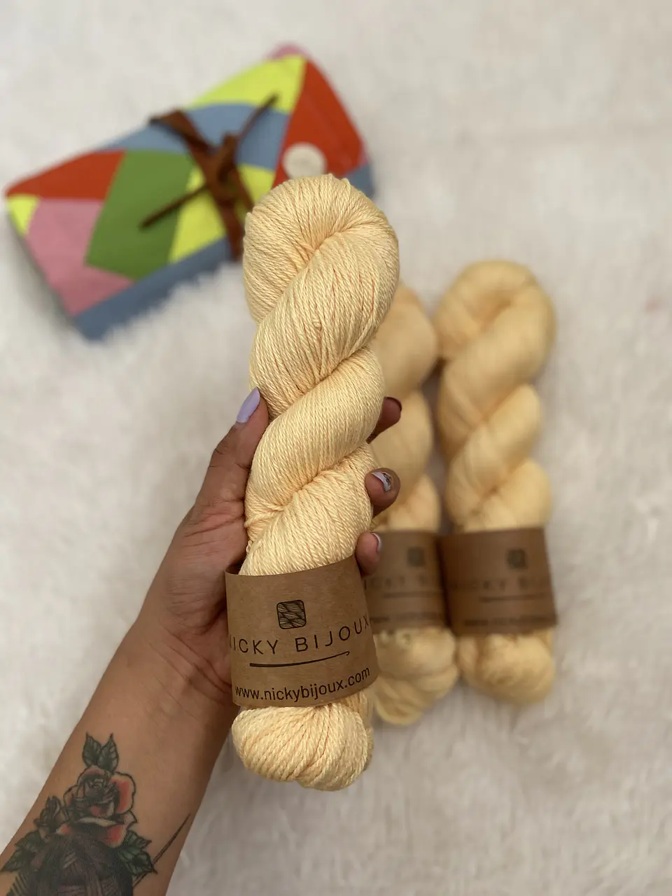 Merino Seda Fingering - Soleado 1