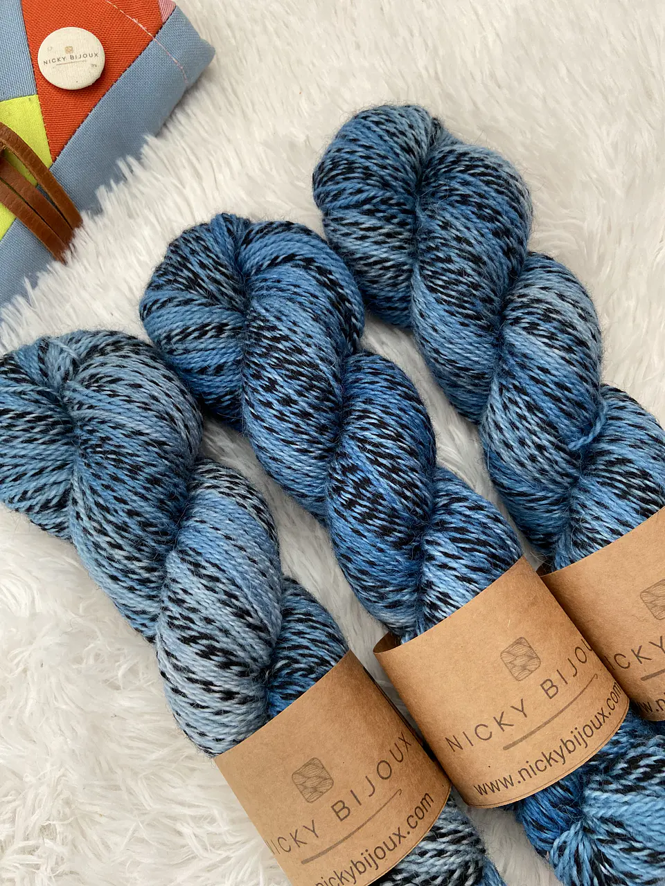 Merino Zebra - Azul Semisólido 3