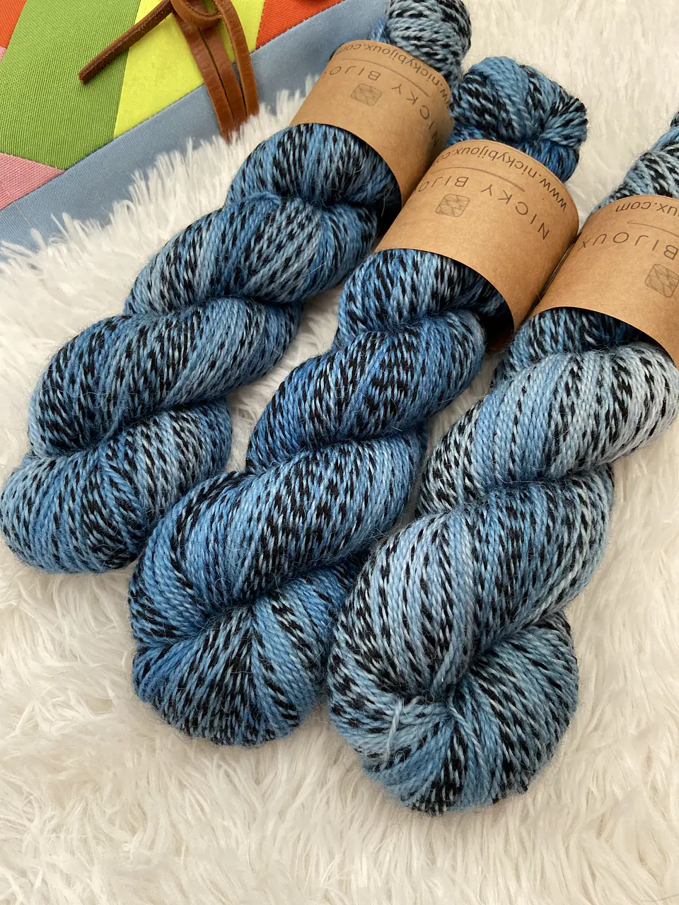 Merino Zebra - Azul Semisólido 4