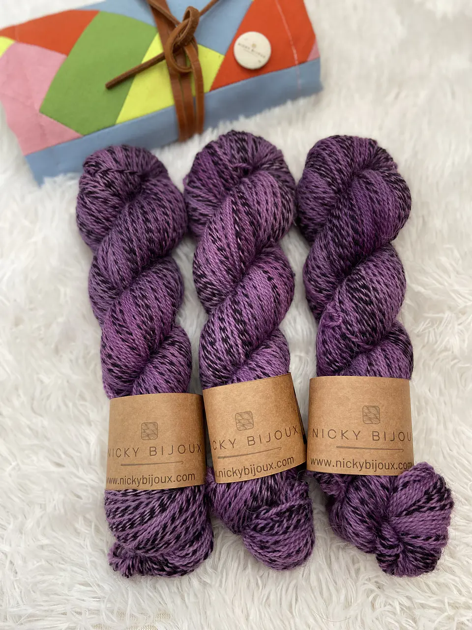 Merino Zebra - Blueberry 2
