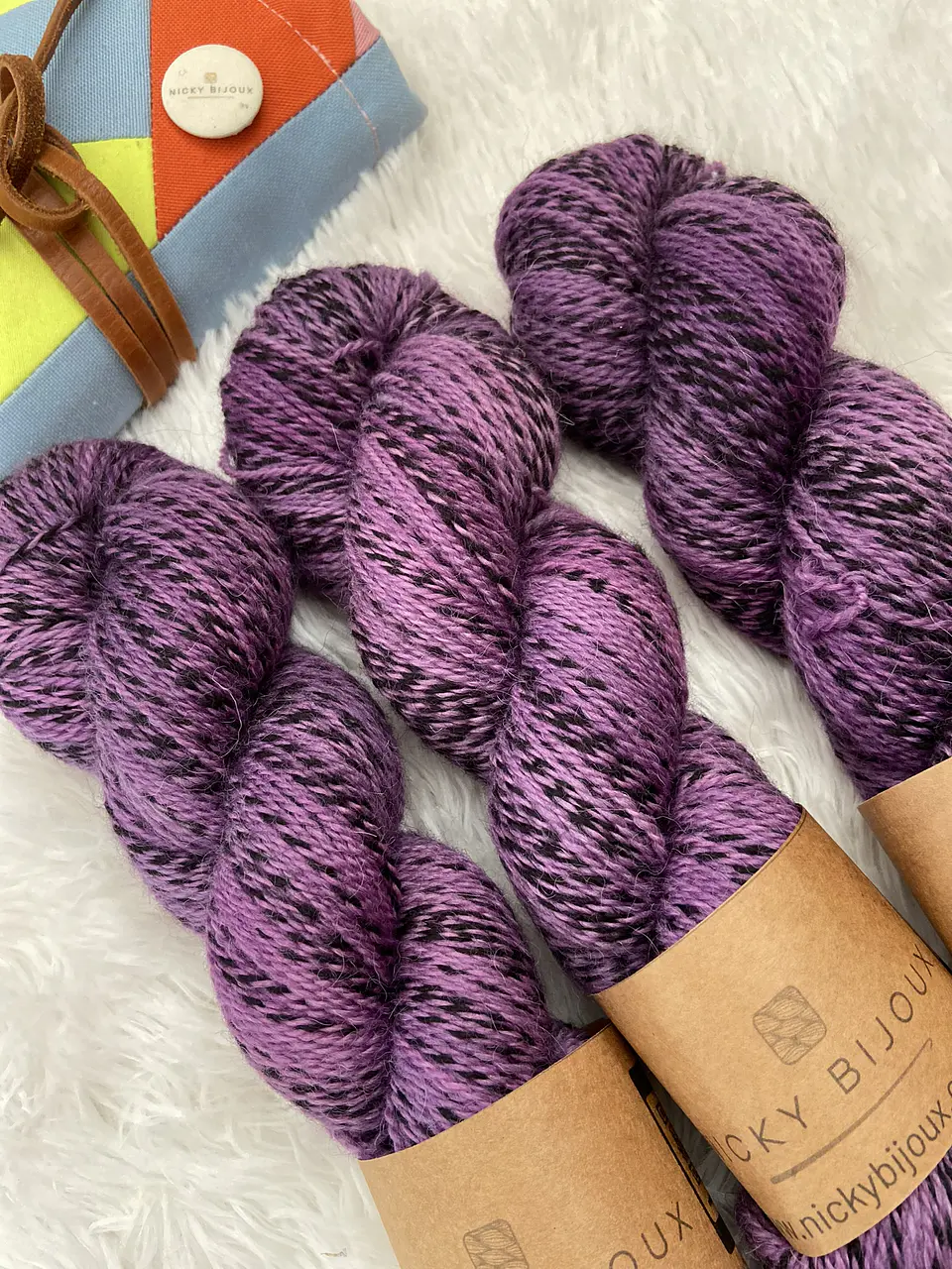 Merino Zebra - Blueberry 3