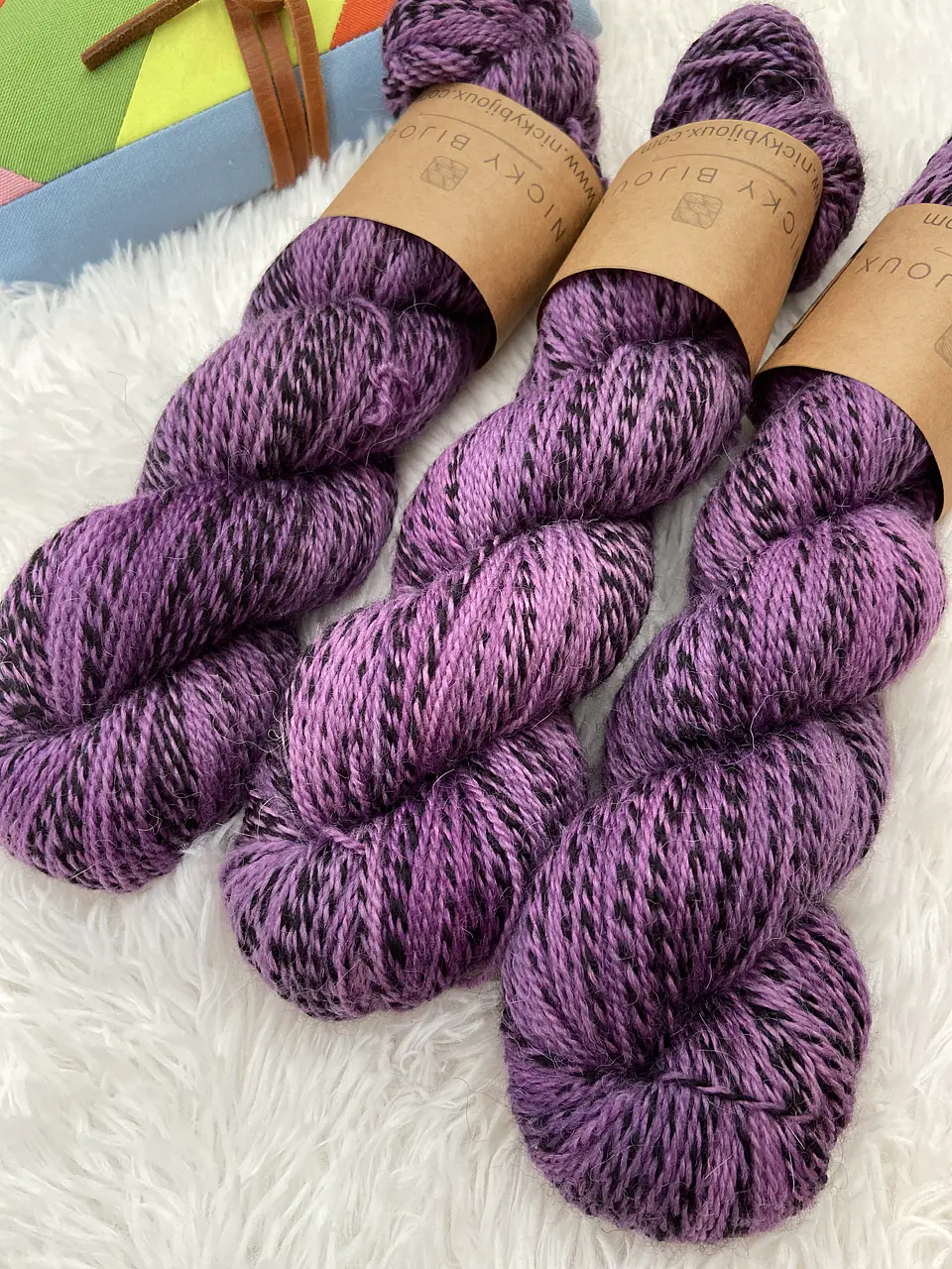 Merino Zebra - Blueberry 4