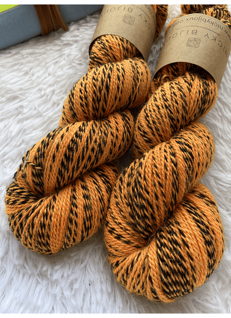 Merino Zebra - Naranja Flúor