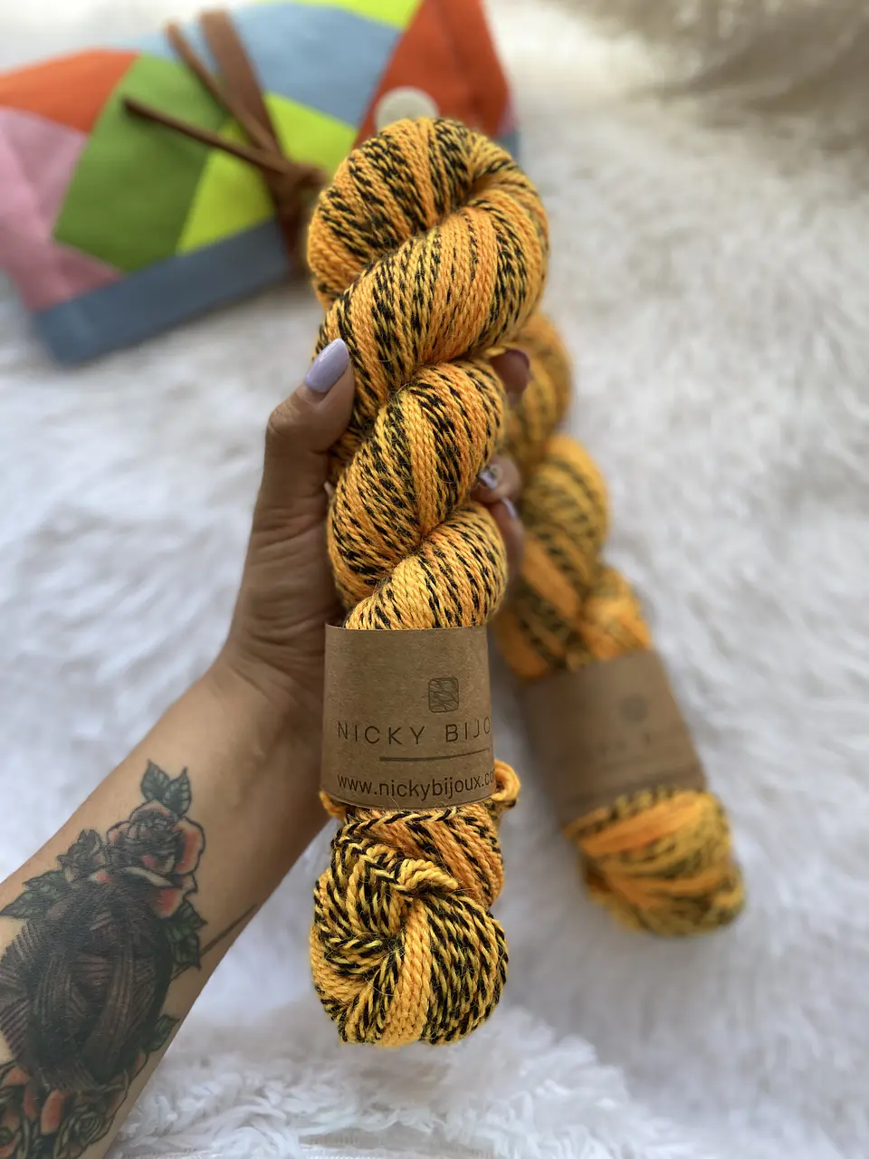 Merino Zebra - Mandarina 1
