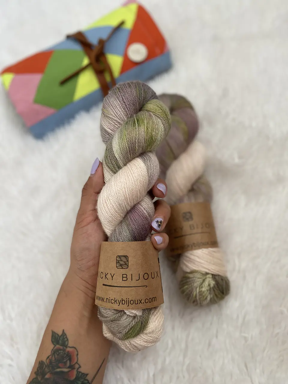 Merino Seda Fingering - Pantano 1