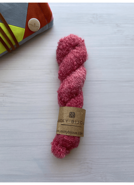 Merino Boucle Alpaca Suri - Rojo Italiano