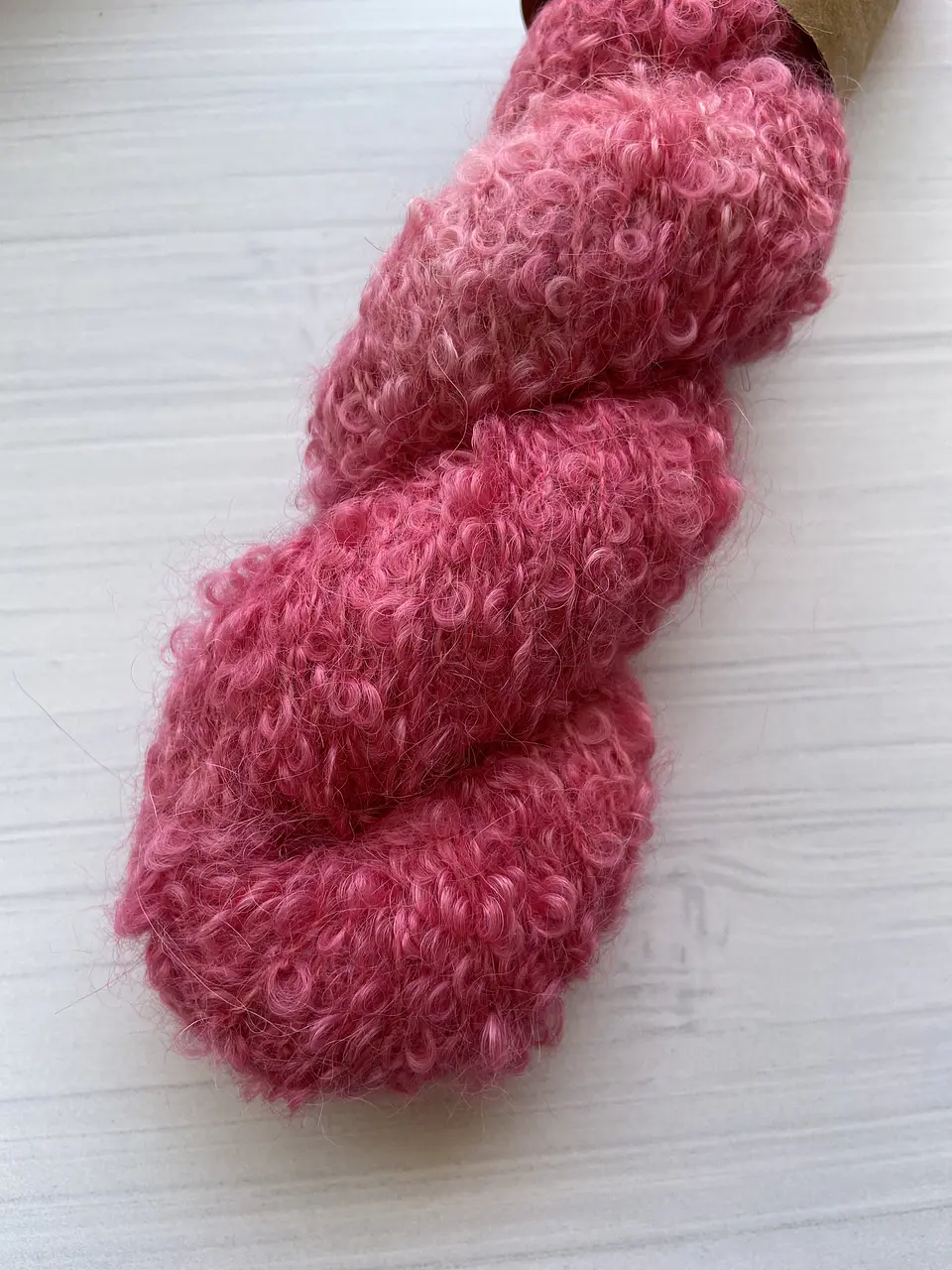 Merino Boucle Alpaca Suri - Rojo Italiano 3