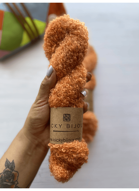 Merino Boucle Alpaca Suri - Zorro Chileno