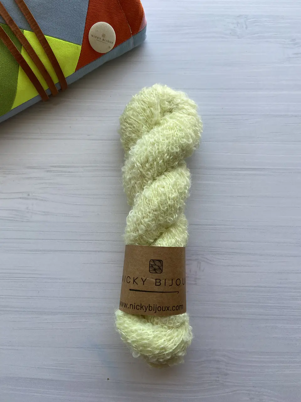 Merino Boucle Alpaca Suri - Amarillento 2
