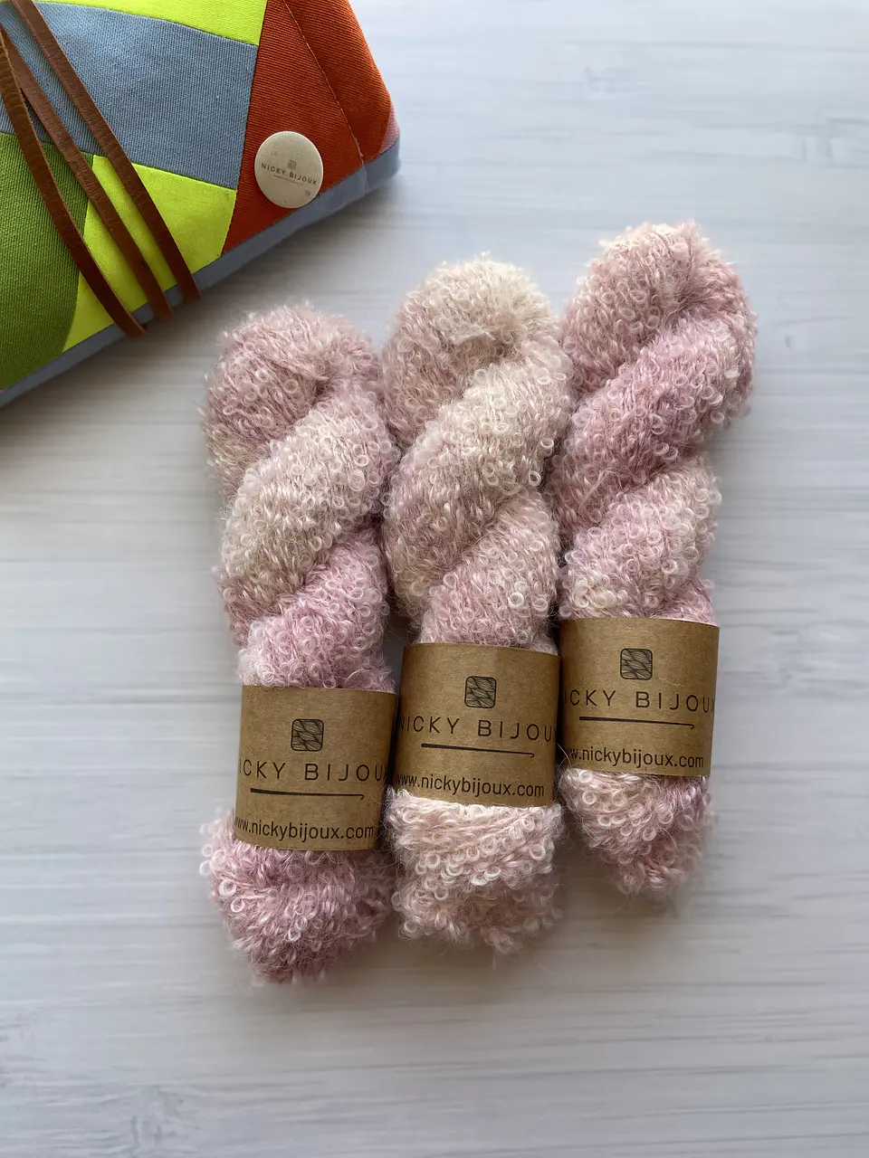 Merino Boucle Alpaca Suri - Palo Rosa 2