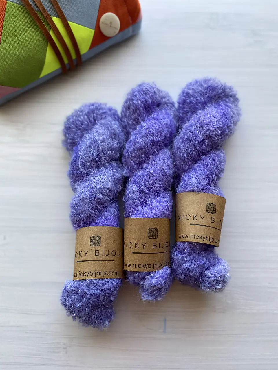 Merino Boucle Alpaca Suri - Violeta 2