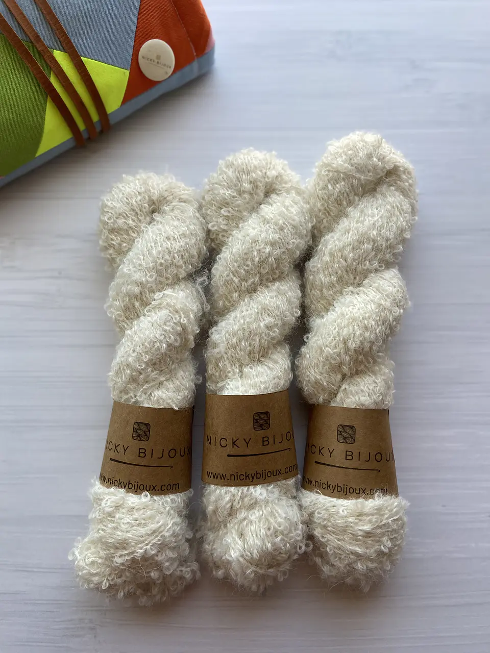 Merino Boucle Alpaca Suri - Natural 2
