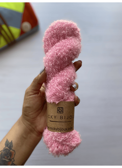 Merino Boucle Alpaca Suri - Barbie