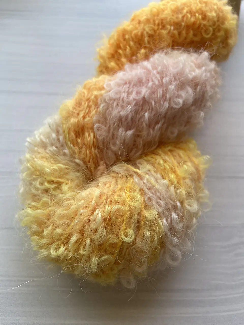 Merino Boucle Alpaca Suri - Duo color 3