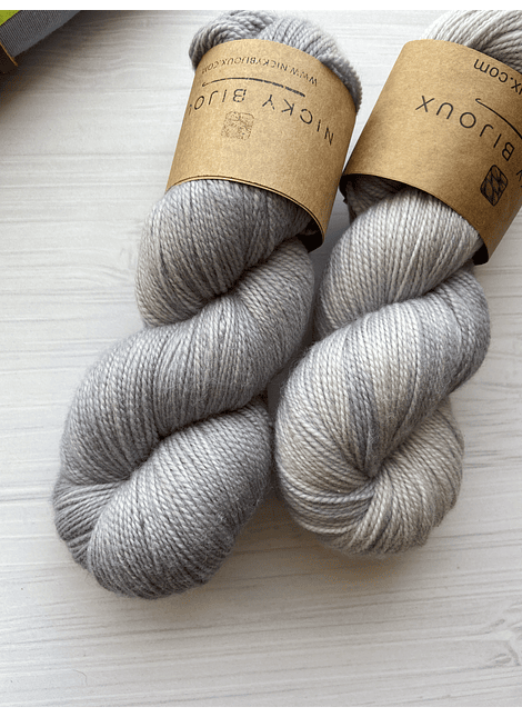 Merino Pura 100% Fingering - Gris Claro 