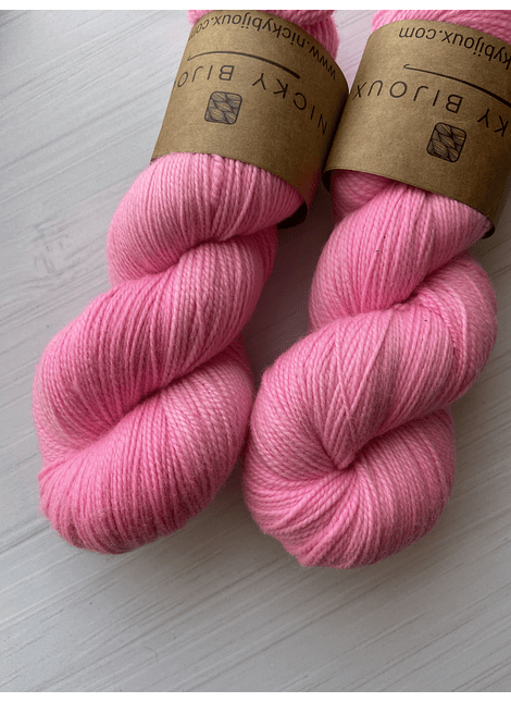 Merino Pura 100% Fingering - Rosado Fuerte