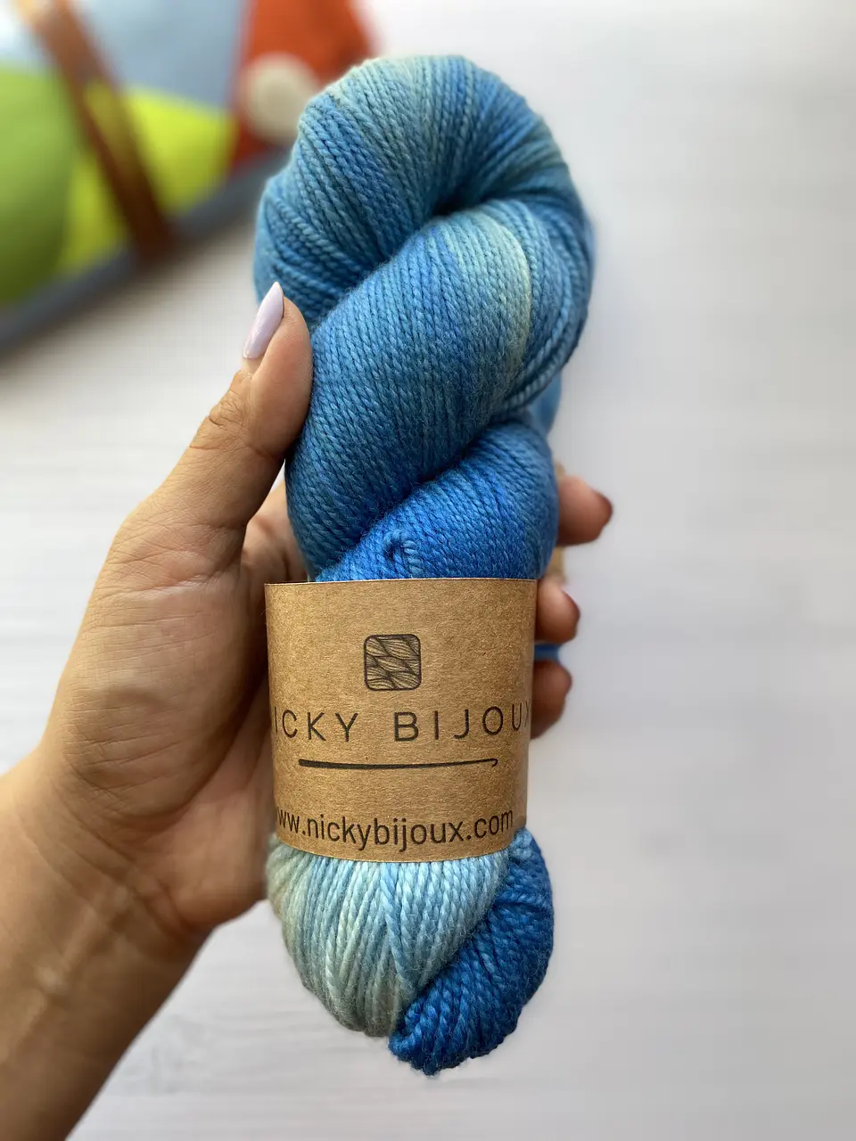 Merino Pura 100% Fingering - Petroleo Semi Sólido  1