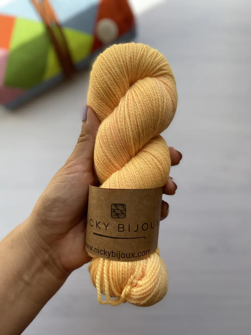 Merino Pura 100% Fingering - Melocotón  1