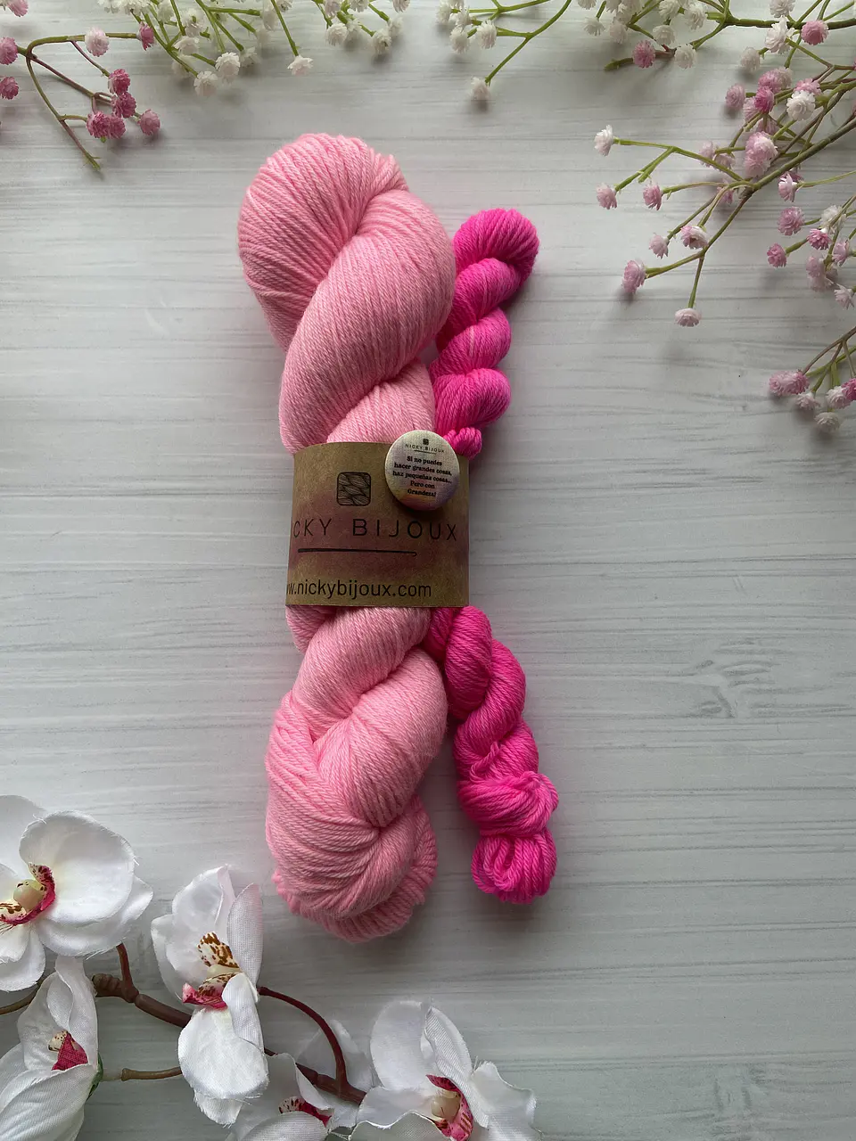 Kit Teje Calcetines - Rosa y Flúor 1