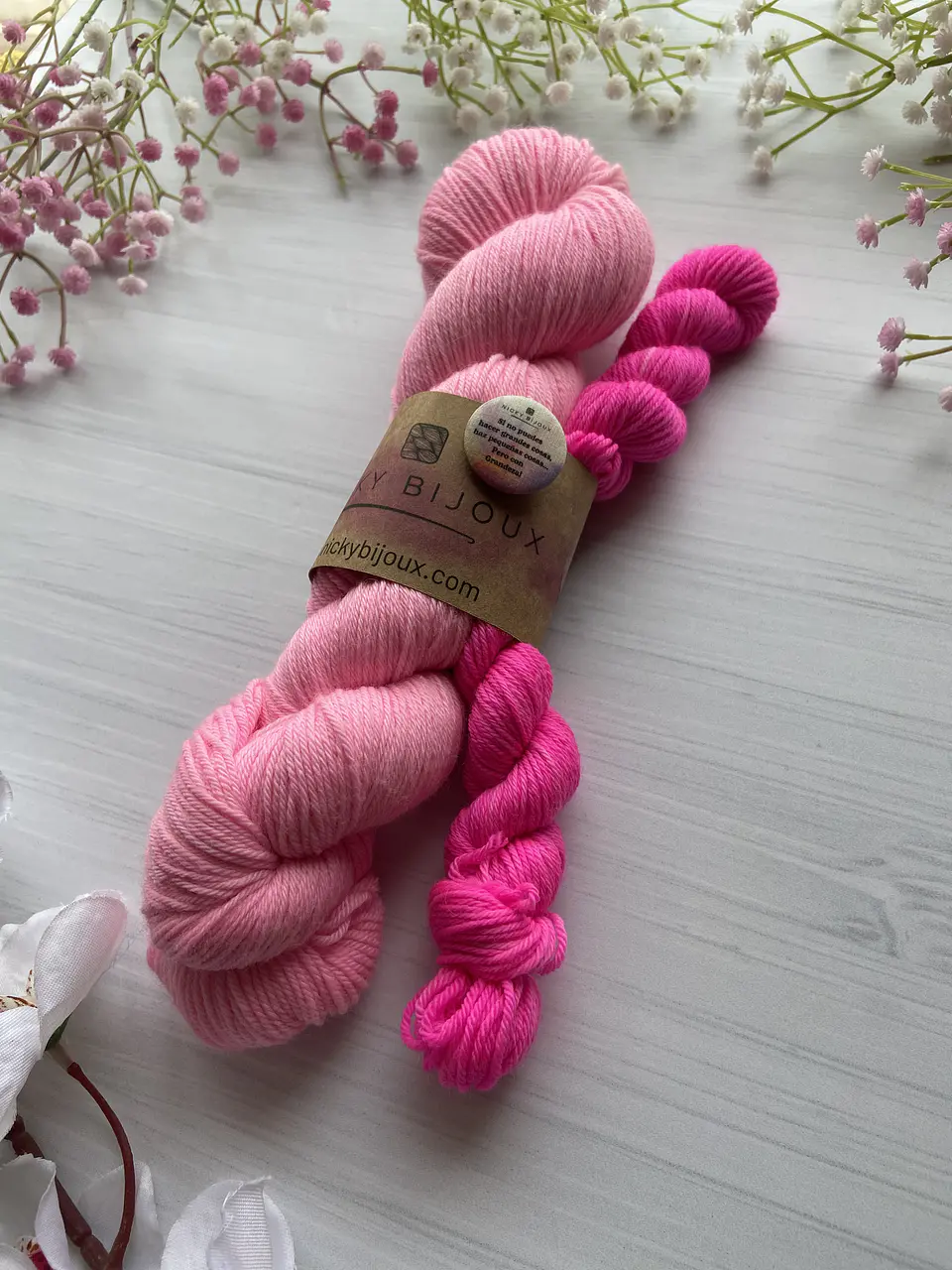 Kit Teje Calcetines - Rosa y Flúor 3