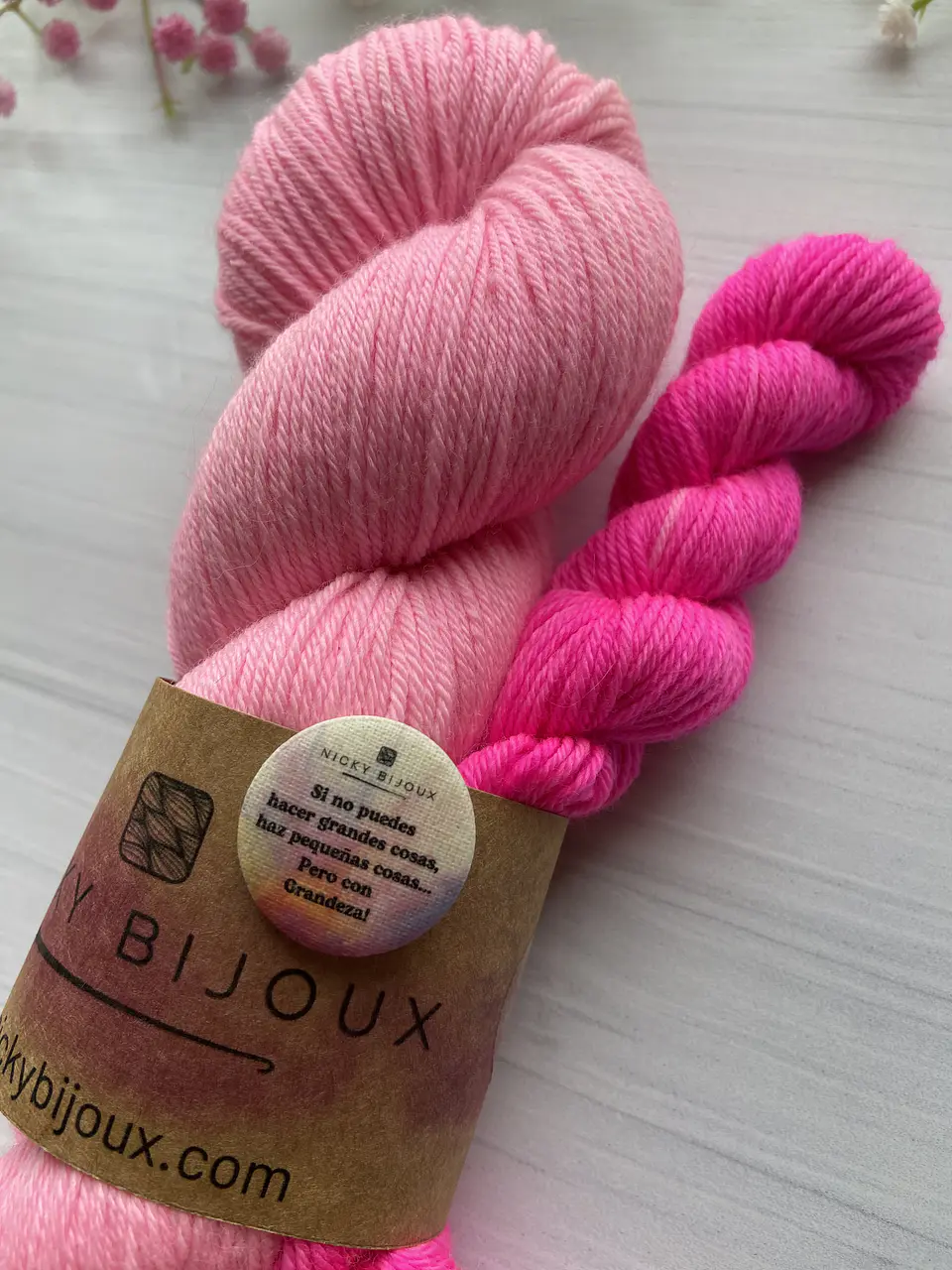 Kit Teje Calcetines - Rosa y Flúor 2