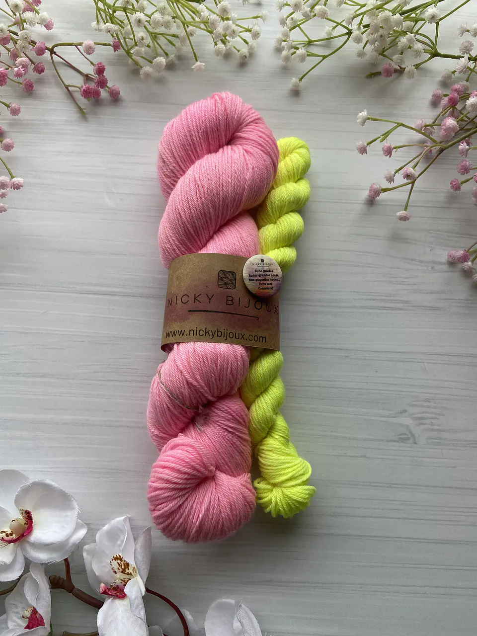Kit Teje Calcetines - Rosa y Flúor 2 1