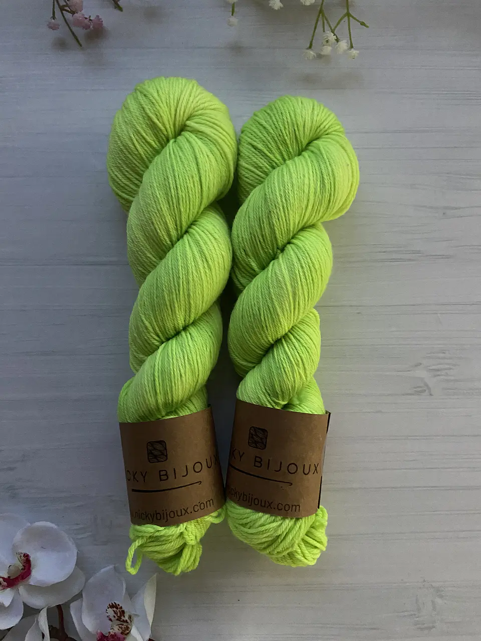 Merino Superwash Sport - Verde Flúor 2