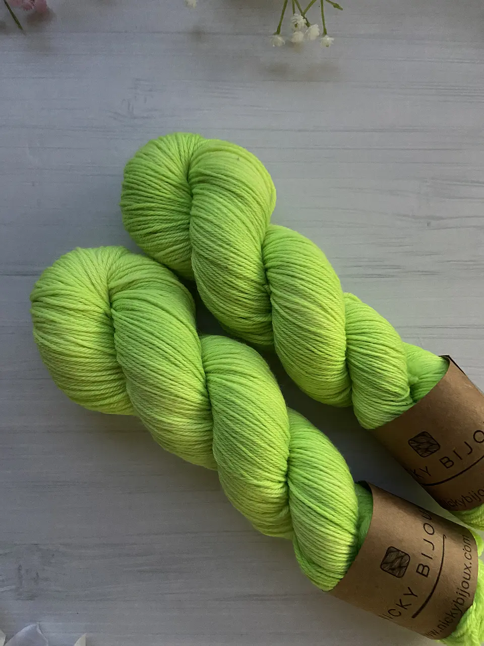 Merino Superwash Sport - Verde Flúor 3