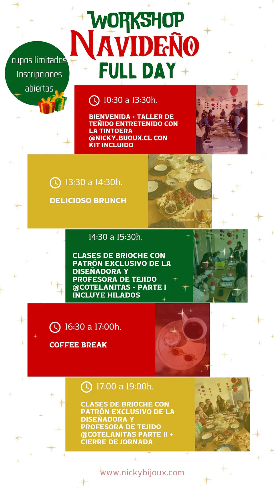 Workshop Navideño Full Day - 16 de Diciembre 2