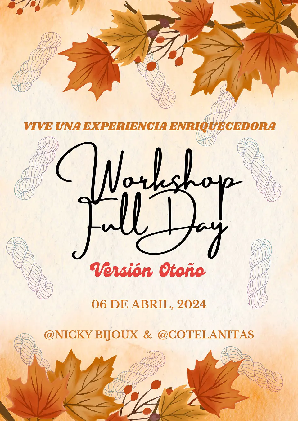 Workshop Full Day - Versión Otoño 1