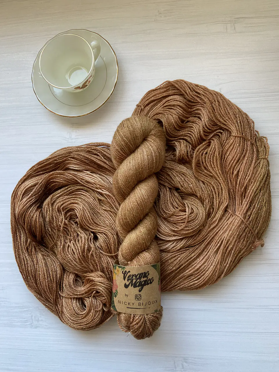 Merino Glitter Bronce - Arena 2