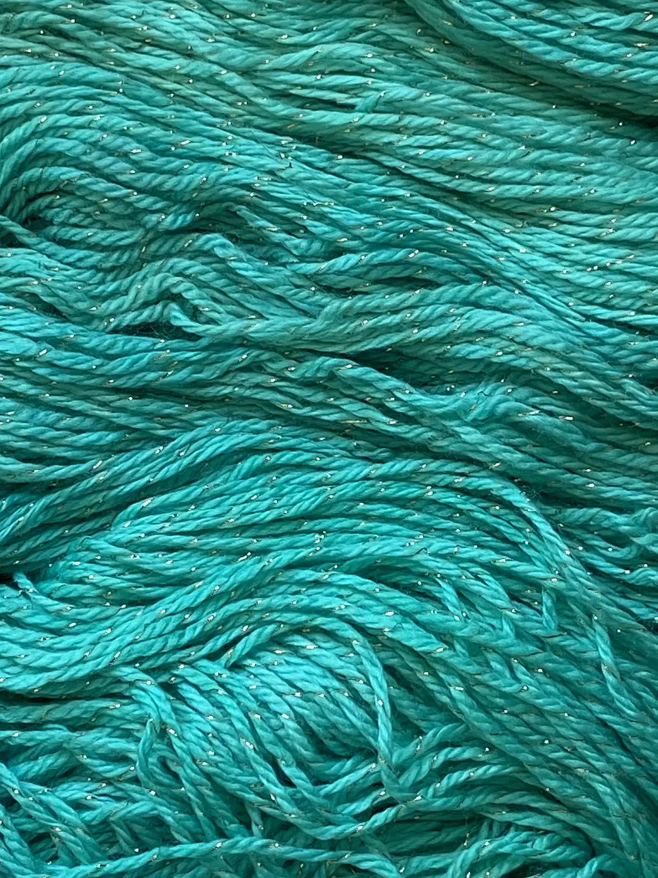 Merino Glitter Bronce - Mar Caribe 2