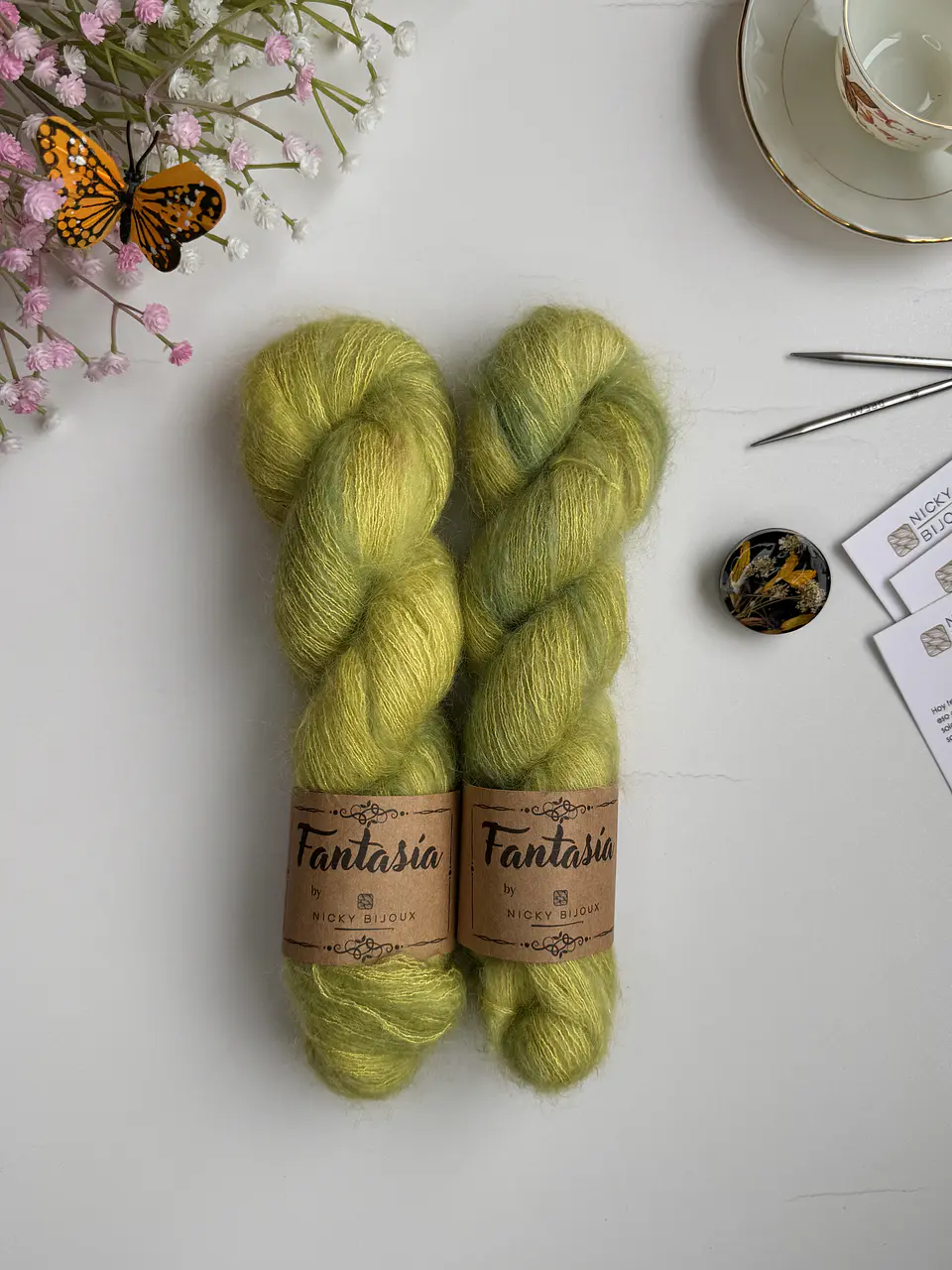 Baby Mohair Iridiscente - Musgo 1