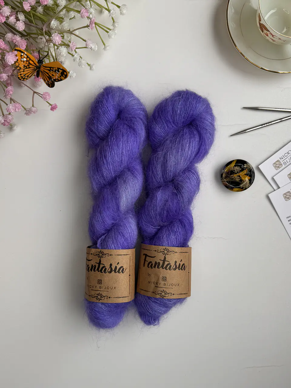 Baby Mohair Iridiscente - Violeta 1