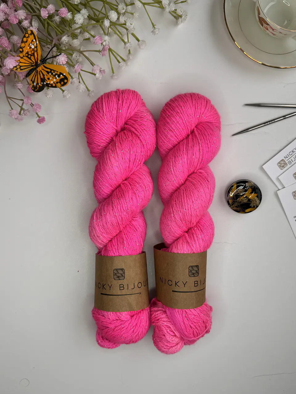 Merino Glitter Bronce - Barbie Flúor 1