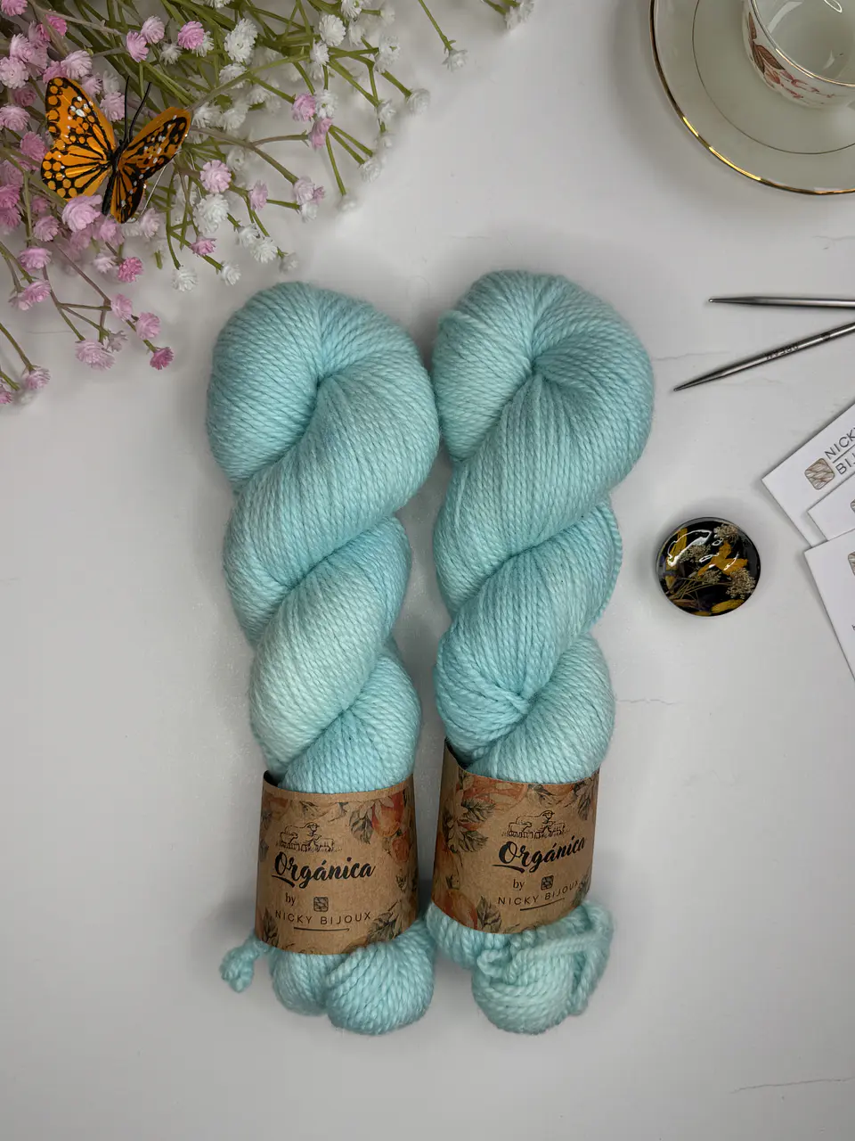 Merino Orgánica DK - Celeste 1