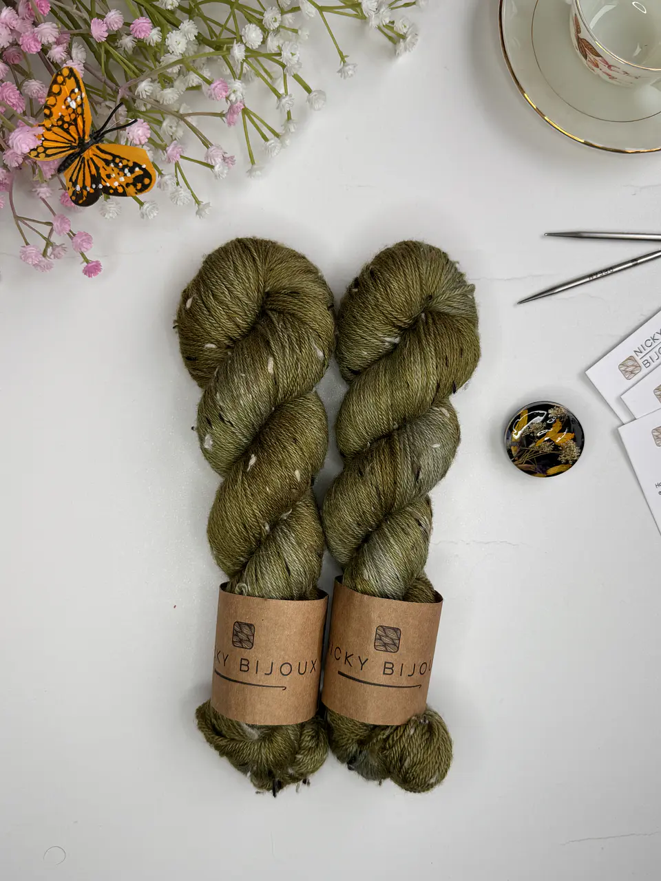 Merino Tweed Fingering - Camuflaje 1