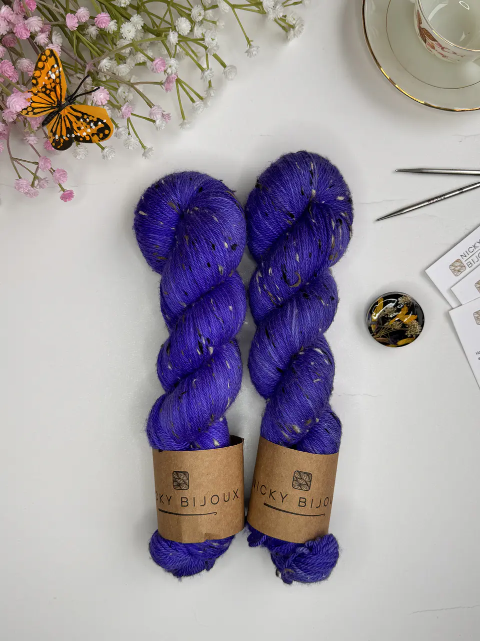 Merino Tweed Fingering - Violeta 1