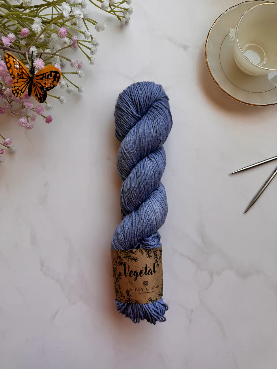 Algodón Pima Fingering - Cielo 1