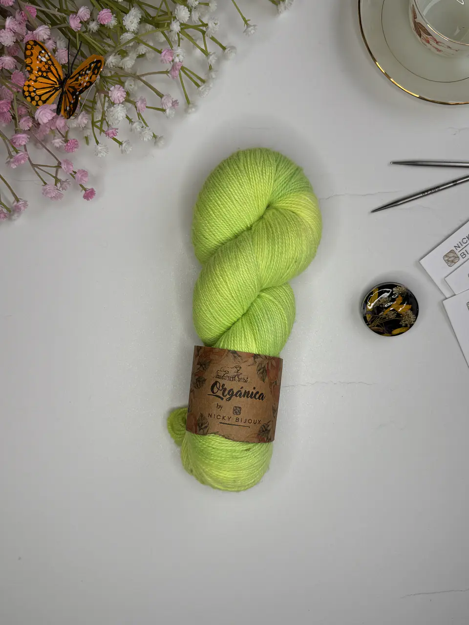 Merino Pura 100% Fingering - Verde Soft  1