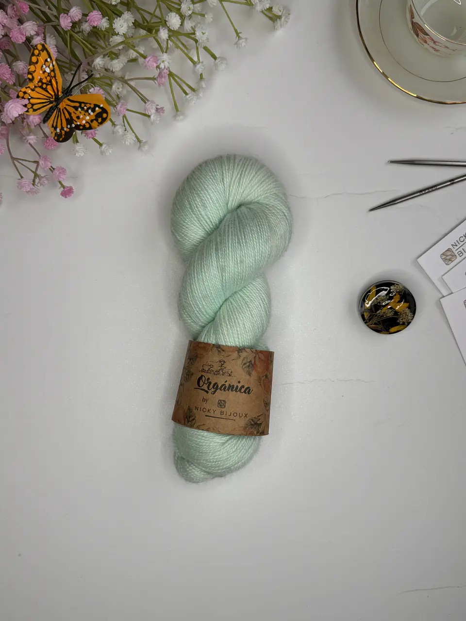 Merino Pura 100% Fingering - Verde Agua 1