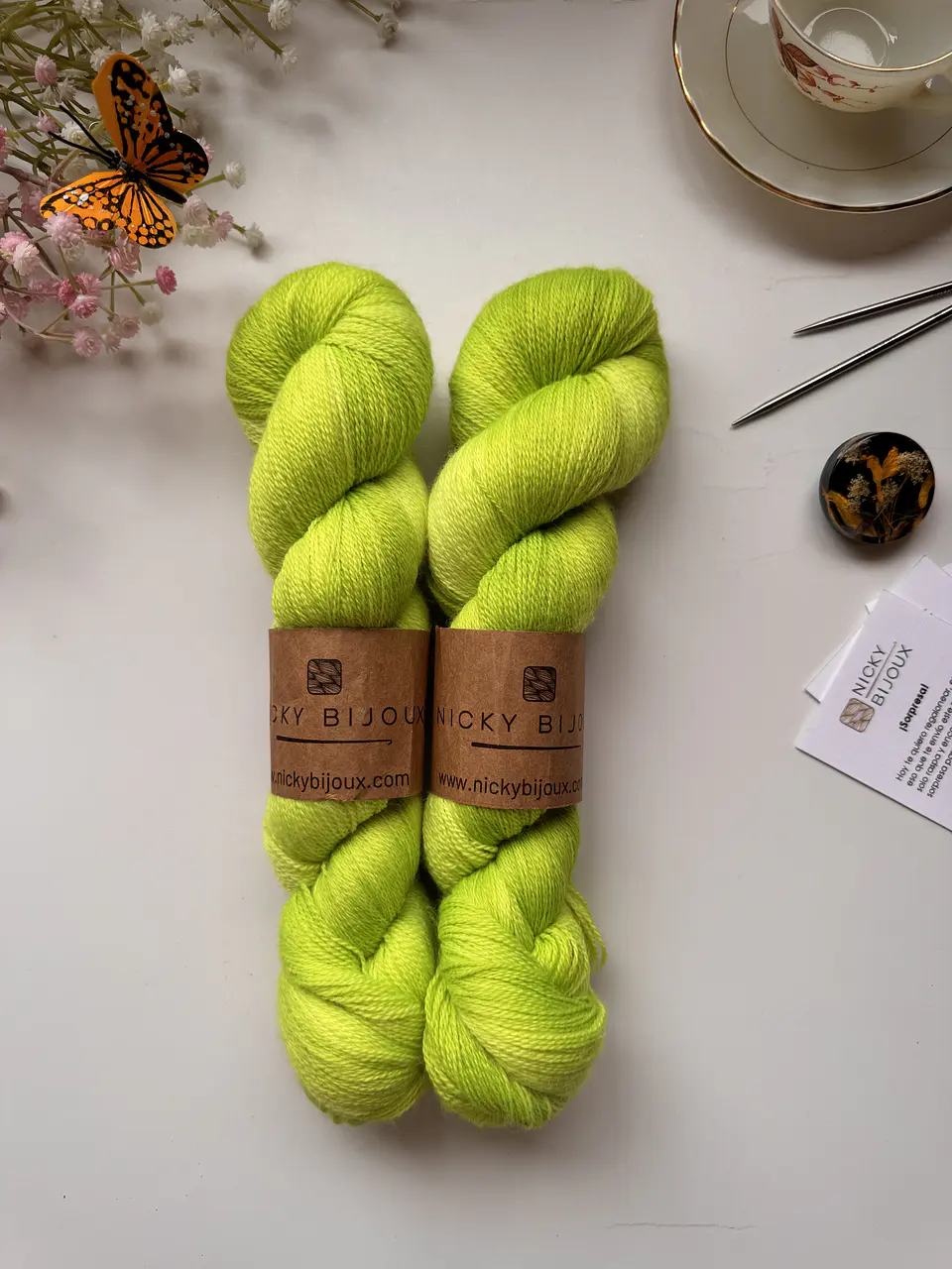 Merino Bijoux Lace - Hulk Flúor 1