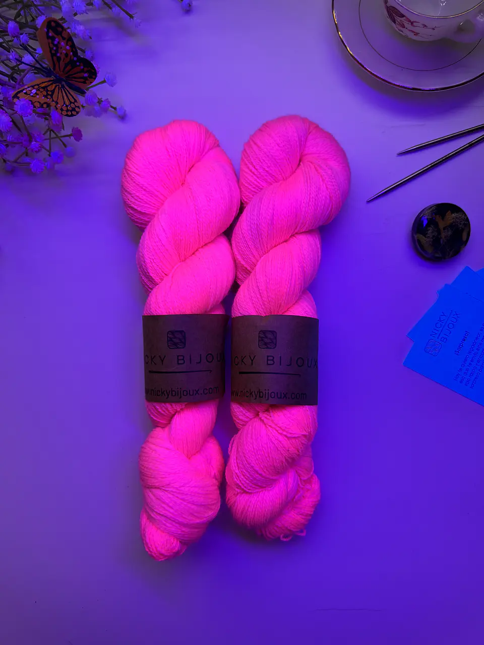 Merino Bijoux Lace - Barbie Flúor 2