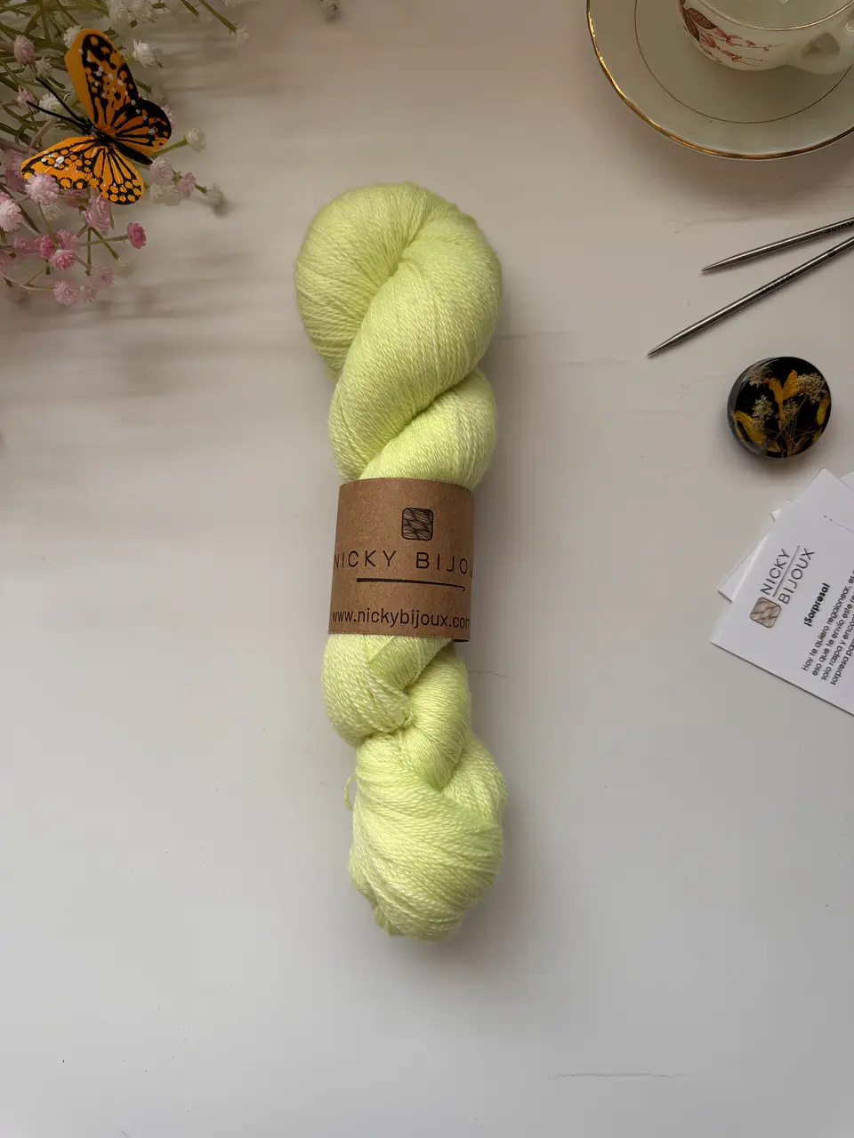 Merino Bijoux Lace - Luminosa Soft Flúor 1