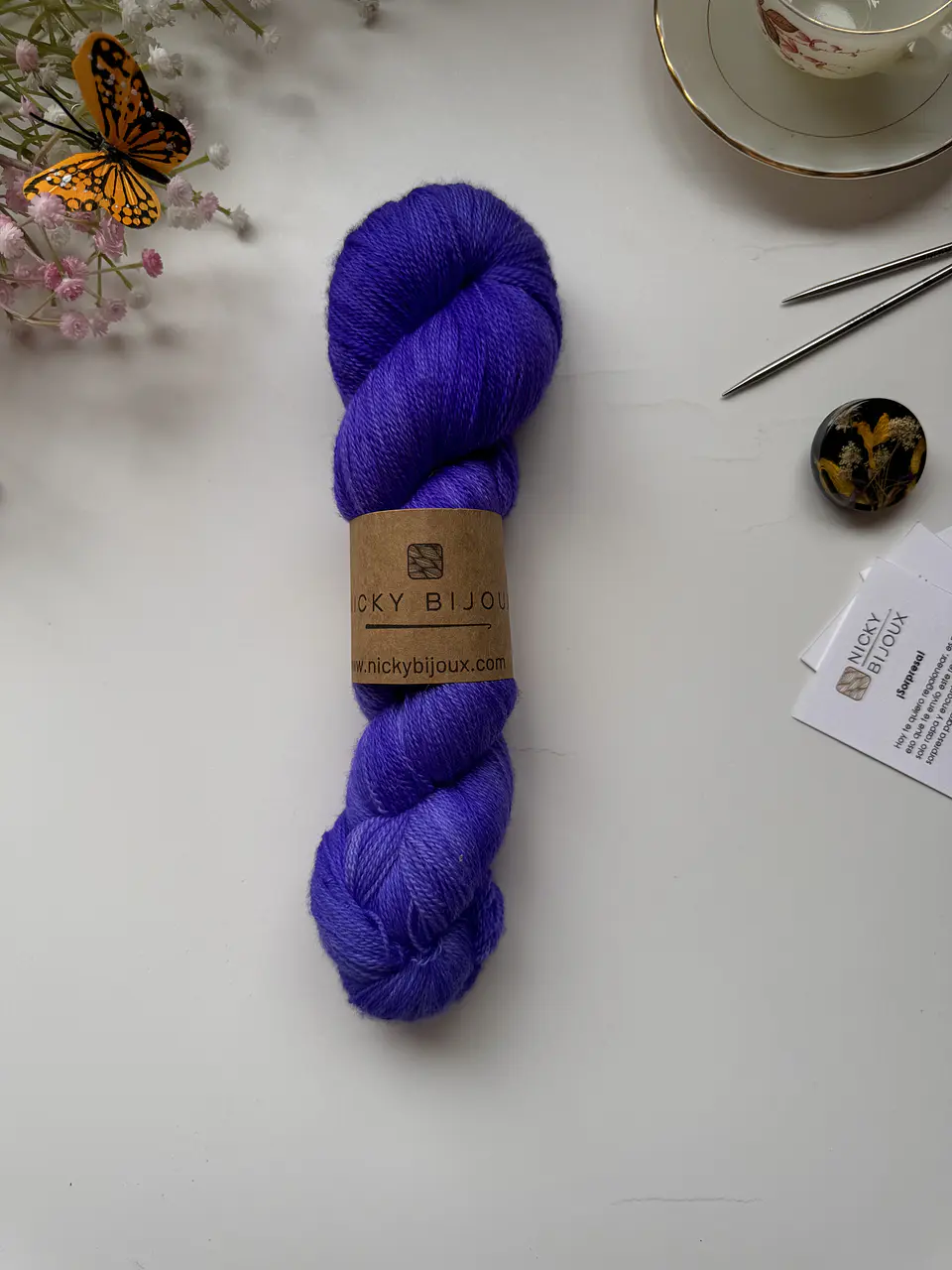 Merino Bijoux Lace - Violeta 1