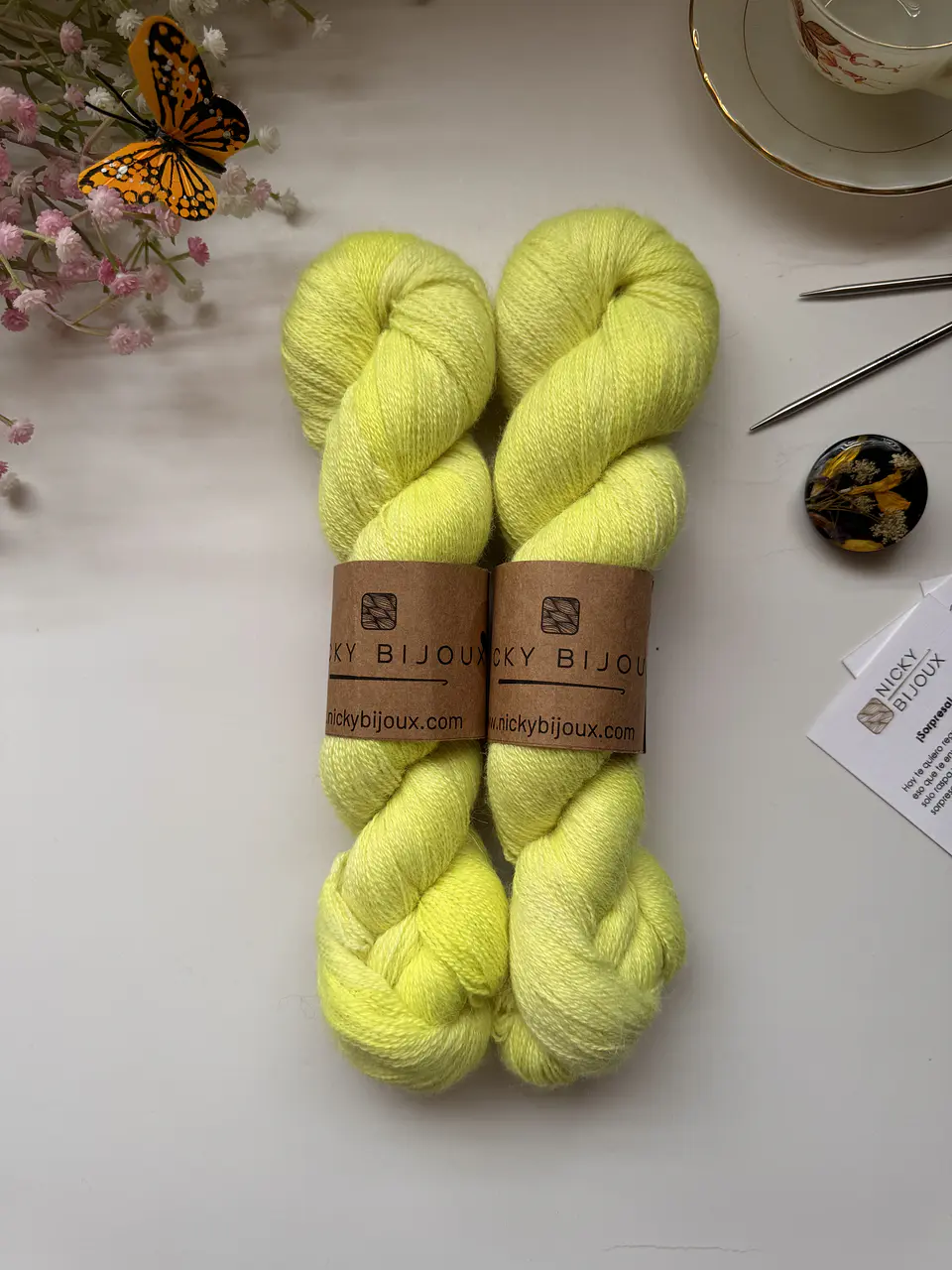 Baby Alpaca Bijoux Lace - Luminosa Soft Flúor  1