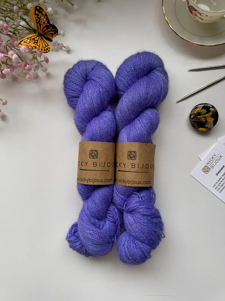 Baby Alpaca Bijoux Lace - Violeta 1