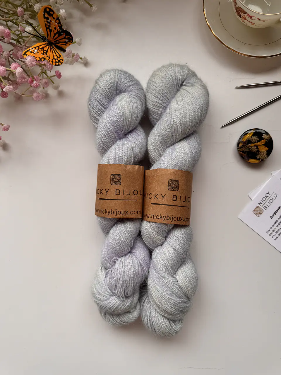 Baby Alpaca Bijoux  Lace - Lavanda 1