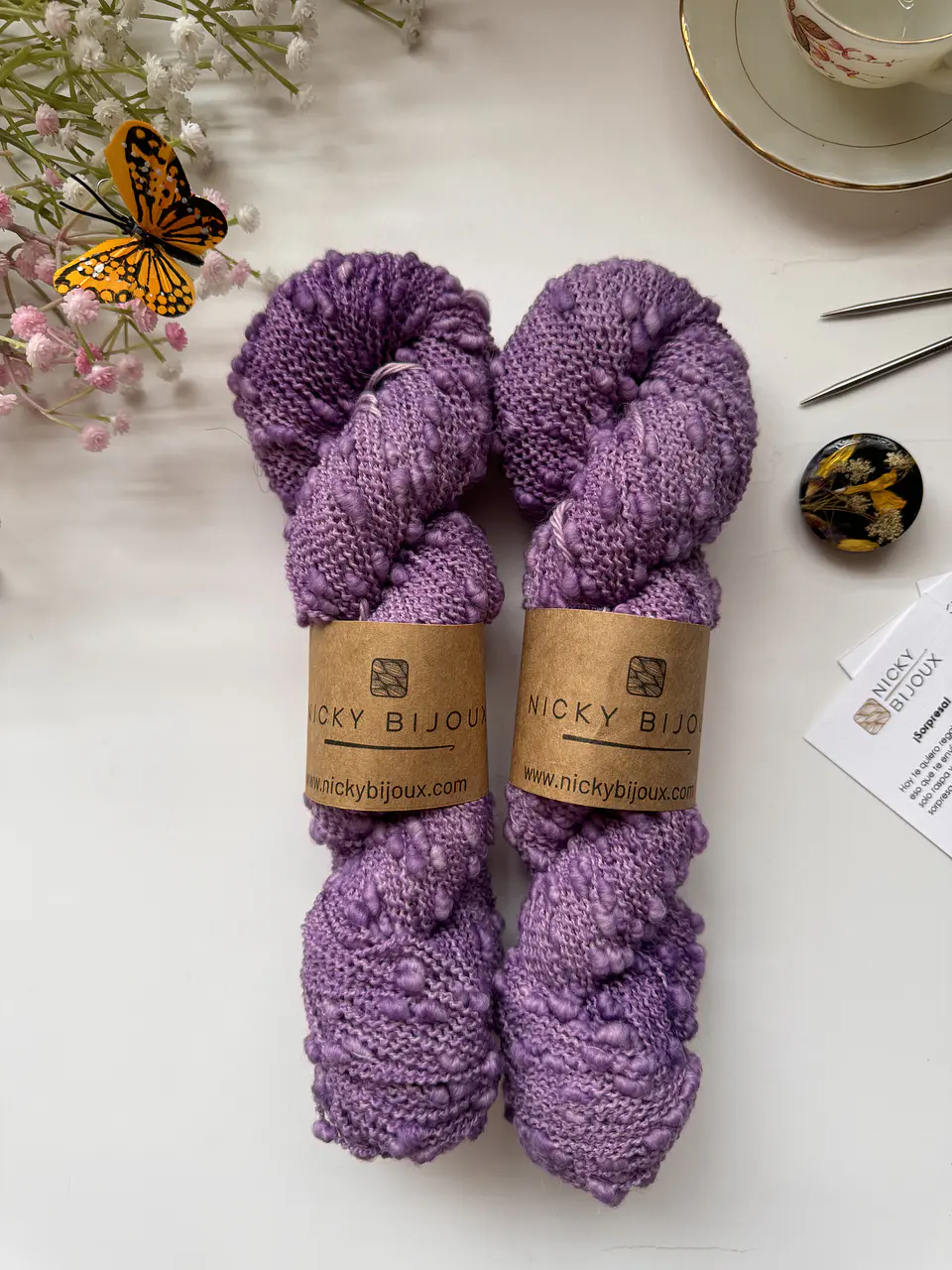 Boutone Bijoux Alpaca Suri - Blueberry 1