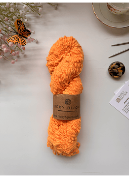 Boutone Bijoux Alpaca Suri - Orange Flúor